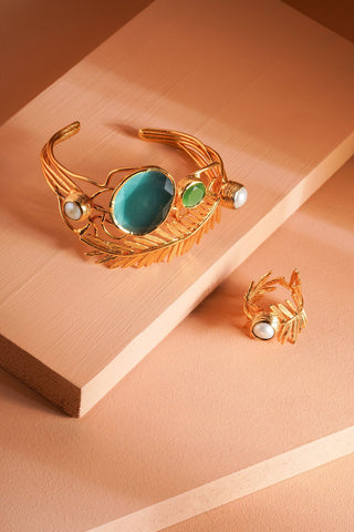 Flora Bileklik Yüzük Set