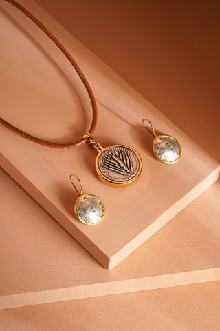 Gaia Kolye Küpe Set