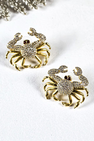 Kırmızı Gözlü Yengeç Küpe