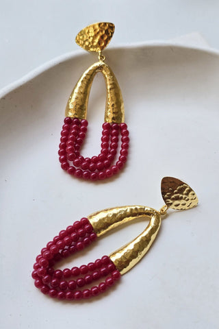 Romance Küpe Kırmızı