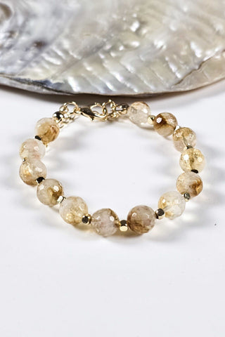 Sitrin Bileklik (3.Çakra/Solar Pleksus Çakra Taşı)