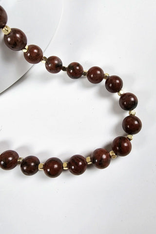 Kırmızı Jasper  Kolye (1.Çakra / Kök Çakra Taşı)