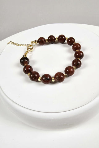 Kırmızı Jasper Bileklik  (1.Çakra / Kök Çakra Taşı)