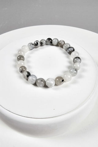 Ay  Taşı Bileklik Erkek (2.Çakra/Sakral Çakra Taşı)