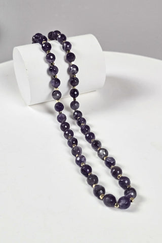 Ametist Kolye (6.ve7.Çakra / Üçüncü Göz ve Tepe Çakrası )