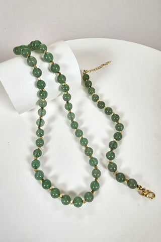 Aventurin Kolye Bileklik Set (4.Çakra/Kalp Çakrası Taşı)