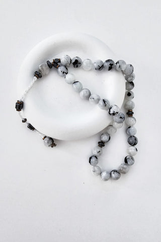 Ay  Taşı Doğal Taş Tespih (2.Çakra/Sakral Çakra Taşı)