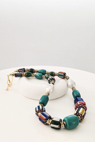 Amara Afrika Boncuklu Kolye