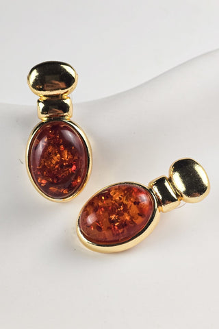 Elysia Küpe Kehribar