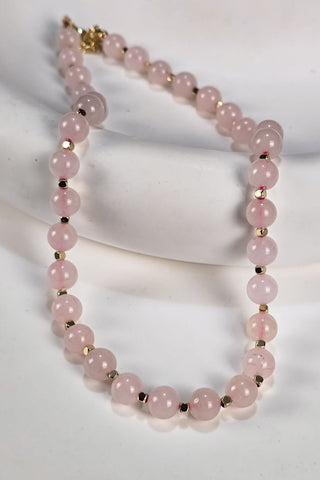 Pembe Kuvars Kolye(4.Çakra/Kalp Çakrası Taşı)