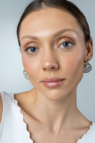 Oyster&Pearl Küpe Beyaz