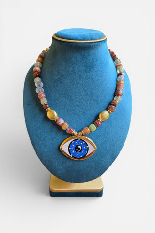 Earth & Eye Afrika Boncuklu Kolye
