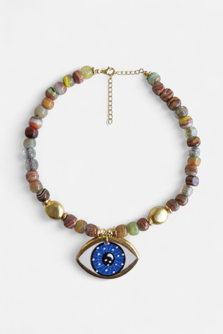 Earth & Eye Afrika Boncuklu Kolye