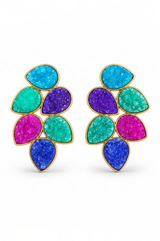 Fiesta Druzy Küpe