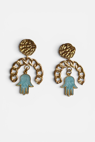 Hamsa Mineli Küpe
