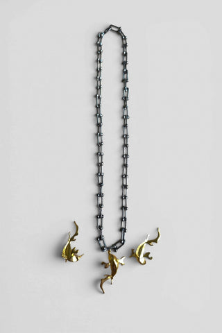 Marea Yunus Kolye Küpe Set