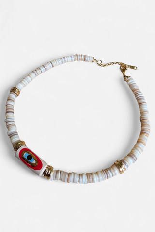 Marine Eye Kolye Beyaz
