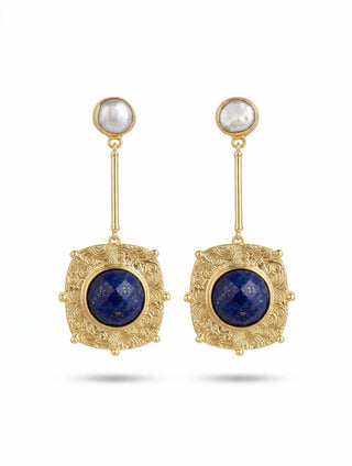 Royal Barok Küpe Lapis Lazuli