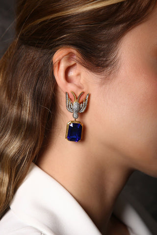 Magpie Küpe Lacivert