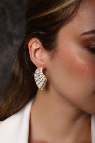 Işığın Kanatları Küpe Yeşil