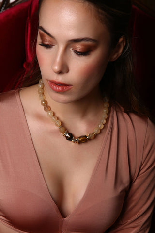 Sitrin Kolye (3.Çakra/Solar Pleksus Çakra Taşı)