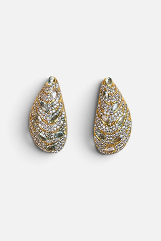 Zircon Mussel Earring